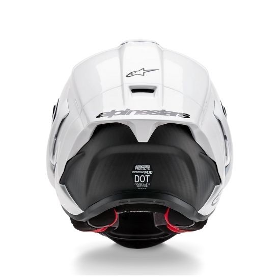 CASCO ALPINESTARS SUPERTECH R10 SOLID BLANCO