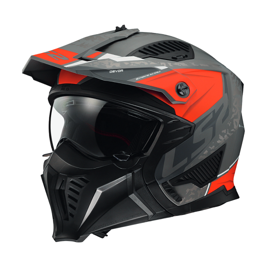 CASCO LS2 OF606 DRIFTER DEVOR ROJO