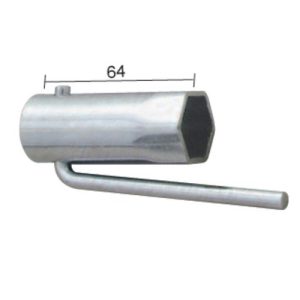 LLAVE DE BUJIA PLEGABLE 21mm