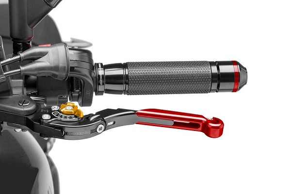 MANETA ABATIBLE EXTENSIBLE EMBRAGUE PUIG roja